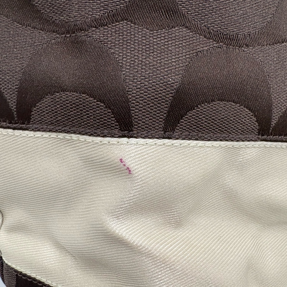 Coach 10125 Vintage Reversible Tote Brown and Cream Pre Owned Rare - Picture 16 of 16